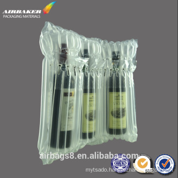 red wine Inflatable Packaging Air Bag Pouch Cushion Protective Shockproof